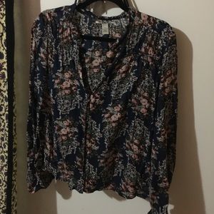 Lucky Brand Floral Blouse